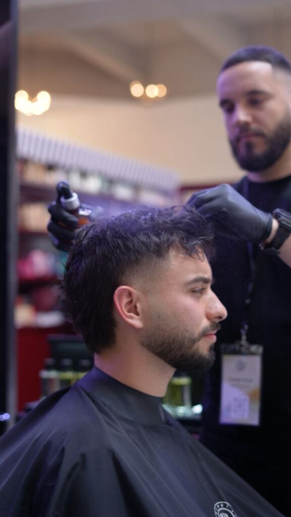 Cut in progress